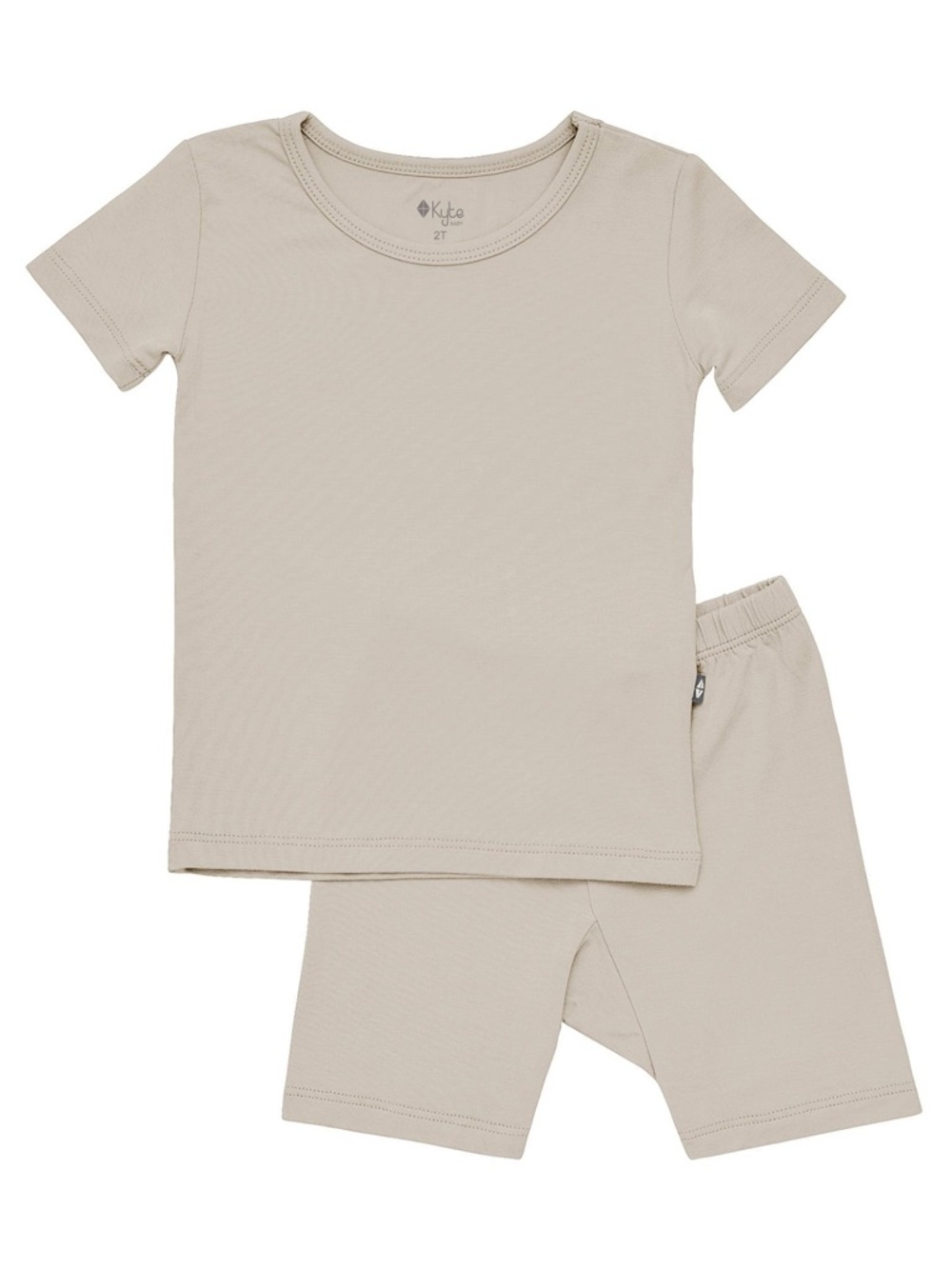 Kyte BABY Taupe Kids Pajama Set